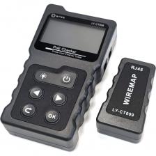 Тестер кабеля 5Bites UTP, STP, TEL, POE, TDR, LCD, FLASH LY-CT009