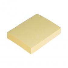 Бумага для заметок Attache Economy стикеры с клеевым краем 38x51 мм, 100 листов, пастельный желтый 1407997