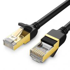 Кабель UGREEN NW107 Cat 7 F/FTP Lan Cable, 2м, черный 11269_