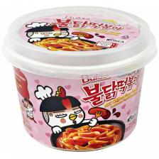 Рисовые палочки Samyang Topokki Булдак Карбо острая курица, 179 гр