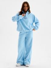 Костюм женский флисовый (кофта, брюки) MIST, размер 44, голубой