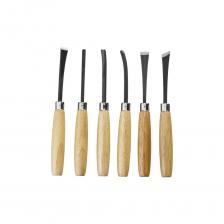 Фигурные резцы Набор фигурных резцов с деревянной ручкой, 6шт Stayer 1832-H6