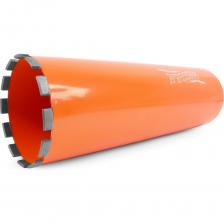 Коронка алмазная MESSER серии LZ предназначена для бурения высокоармированного бетона, кирпича. Устанавливается на установки алмазного бурения различных производителей со шпинделем 1 1/4" и мощностью до 3.5 кВт. Коронки можно установить на дрели алмазного бурения с микроударом. Благодаря сбалансированной рецептуре сегмента коронка показывает отличный результат как при сверлении “с рук”, так и при сверлении на стойке на установках алмазного бурения мощностью до 3.5 кВт. Внимание, изображение товара может отличаться от реального! Верные параметры указаны в технических характеристиках товара.