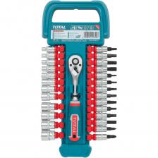 Набор головок 1/4" с трещоткой 27шт TOTAL THT141271 - это универсальное решение для профессионалов и домашних мастеров, которые требуют высокого качества и надежности инструментов. Благодаря наличию головок различных размеров, от 4 мм до 14 мм, этот набор позволяет выполнять широкий спектр задач с высокой точностью. Трещотка с 72 зубьями обеспечивает плавную и надежную работу, а посадочный размер 1/4 дюйма гарантирует совместимость с большинством инструментов. Метрическая система измерения и 6-гранные головки делают этот набор идеальным выбором для тех, кто ценит удобство и эффективность в своей работе. С содержанием 27 штук в наборе, вы будете полностью подготовлены к любым задачам, которые возникнут в процессе работы.