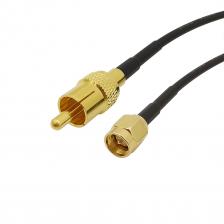 Переходник со штекера RCA на штекер SMA, коннектор Pigtail RG174 RF, Соединитель с разъемом SMA на RCA, Удлинительный кабель для видеорегистратора