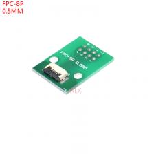 2 шт. FCpc-8pin Шаг кабеля 0,5 мм для Dip Pitch 2,54 мм Smt Адаптер Печатная плата FFC 8p Fpc 8-контактный разъем Провод к Dip8 Конвертер