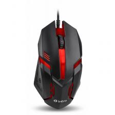 Мышь Intro MG250 игровая проводная 1000dpi черная, цена за 1 шт
