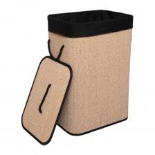 Больше никаких горок грязного белья на полу! С нашей бамбуковой корзиной Homium for Home спальня, ванная комната или детская всегда будут выглядеть опрятно и стильно. Простая и лаконичная прямоугольная форма (размер 40*30*60 см), натуральный цвет бамбука и контрастная отделка создают элегантный и минималистичный образ, который привносит в интерьер нотку природной элегантности.Прочные ручки позволяют легко переносить короб из комнаты в комнату, а натуральные материалы создадут атмосферу уюта и тепла в вашем доме.Попрощайтесь с тесными, переполненными корзинами, из-за которых одежда рассыпается на пол! Большой объем ящика (72 л) значительно упрощает хранение белья. Больше не нужно искать пропавшие носки или загадочно исчезнувшую любимую рубашку.Изящная гармония природы и практичности!Бамбуковое плетение бака отлично держит форму и хорошо пропускает воздух.Корзинка оснащена водоотталкивающим покрытием, что предотвращает проникновение влаги и плесень, обеспечивая сухое и чистое хранение белья.Благодаря наличию крышки белье будет надежно защищено от пыли, грязи и посторонних запахов.Высокое качество и натуральные материалы гармонично сочетаются и создают в доме уютную атмосферу.Органайзер поможет Вам поддерживать порядок, выступая как корзина для белья, контейнер для хранения одежды, мешок для игрушек, а также как короб для хранения сезонной одежды и аксессуаров.Вы сможете создать уютный уголок в гостиной или спальне, сложив внутрь одеяла, пледы, подушки и постельное белье.