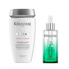 Набор для ухода за волосами KERASTASE Набор Specifique Set Prevention: Шампунь + Сыворотка