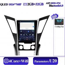 9,7 Android 15 для Hyundai Sonata YF 8 2010-2018 Android автоэкран автомобильная навигация стерео головное устройство радиоплеер 5G WIFI Carplay