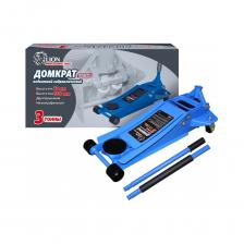 Домкрат гидравлический подкатной Lion 3т двухпоршневой низкопрофильный 73-500мм TOOLS /1_ LD-3T500