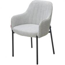 Стул M-City WILSON Daly-11 светло-серый, ткань / черный каркас