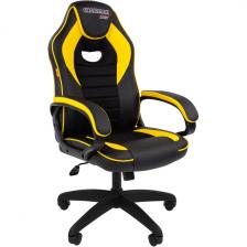 Офисное кресло Chairman game 16 Россия экопремиум черный/желтый CHAIRMAN