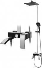 Душевая система Hansberge CUBITO H5077BC Черный хром