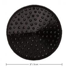 Эротическое украшение Черные круглые пэстисы Round Pasties