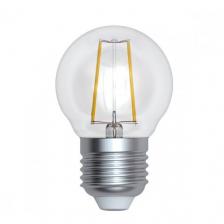 Лампа светодиодная филаментная диммируемая (UL-00005193) Uniel E27 9W 3000K прозрачная LED-G45-9W/3000K/E27/CL/DIM GLA01TR