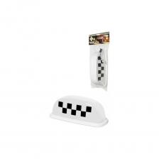 Такси знак Знак ТАКСИ Special Шашечки, GL-375, с подсветкой, на 4 магнитах, белый, 12В 52451