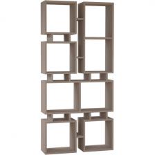 Стеллаж Прямые RAIL BOOKCASE NO.1 (ЛДСП/Бежевый) LEVE