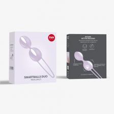 Вагинальные шарики FF Smartballs Duo, фиолетовые. 34101