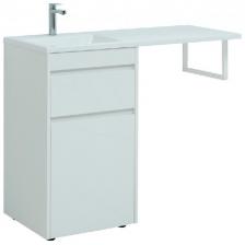 Тумба под раковину Aquanet Токио 58 (напольная, 1 ящик) белый (00239290)