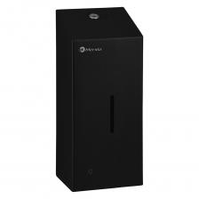 Сенсорное устройство для дозированной выдачи жидкого мыла с наливным бачком Вместимость бачка 550 мл = 550 порций 1 порция – 1 мл мыла Контроль наличия мыла через окошко Отсутствие контакта рук с устройством Возможность регулировки количества порций за один сеанс Работает от 4 батареек АА (продаются отдельно) Материал: нержавеющая сталь (черное порошковое покрытие)