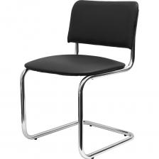 Стул устанавливается в административных учреждениях, офисных помещениях, залах ожидания и предназначается для приема поситителей. Изготавливается с мягкими элементами спинки и сидения. Нерегулируемый, состоит из металлического каркаса, сиденья, спинки, 2-х заглушек, 4-х опор и крепежных элементов.