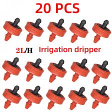 Регулируемый капельный дождеватель 0-10 л/ч 1/4", для сада