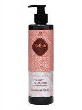 Шампунь Mega-ОБЪЕМ для нормальных и склонных к жирности волос LIGHT DAMASCUS ROSE OIL RELISH, 450 мл