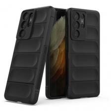 Противоударный чехол Flexible Case для Samsung Galaxy S21 Ultra черный