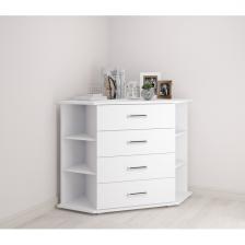 Комод ТЭКС угловой Катрин 7, белый