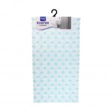 Коврик в ванну Селфи 67х37 Сити синий 924-176