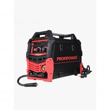 МIG-250— это простой в использовании сварочный аппарат МIG, подходящий как для домашнего, так и для профессионального использования. ;Сварочное напряжение и скорость подачи проволоки регулируются одним регулятором в зависимости от толщины свариваемого листа. Таким образом, подобрать нужные параметры несложно. Длина дуги или теплота сварки настраиваются с помощью другого элемента управления, и после того, как будет найдено правильное значение, обычно нет необходимости изменять его даже при сварке более толстого или более тонкого листа. Сварочные свойства аппарата оптимальны при использовании стальной проволоки диаметром 0,8 мм. Также 0,6 мм. 0,9мм или 1.0 мм В качестве присадочной проволоки можно использовать сплошную или порошковую проволоку.