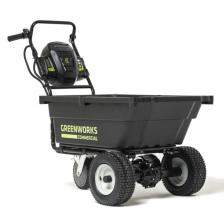 Садовая тележка самоходная Greenworks 82GC 7400607, 82V, 106 л, без АКБ и ЗУ