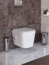 Унитаз Taliente Correto CR25200+Smcromo, подвесной