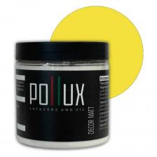 Декоративная краска Pollux Decor Matt - это водно акриловые краски Premium качества российского производства. Предназначена для покраски мебели, радиаторов, а также декоративных элементов из полиуретана, гипса, МДФ, ДСП. Подходит как для первичной окраски поверхности, так и для ремонта и реставрации ранее окрашенных поверхностей. Образует износостойкое покрытие. Благодаря хорошему растеканию легко наносить, ложится ровным слоем. Не требует нанесения дополнительных грунтов. Не содержит растворителей, без запаха, быстросохнущая. Для использования декоративной краски Pollux не требуется специальных малярных навыков.   Ввиду цветопередачи различных устройств, цвет может незначительно отличаться от заявленного на фото! Инструкция по применению: Перед применением тщательно перемешать!!! Подготовка поверхности: Окрашиваемая поверхность должна быть чистой, сухой, обезжиренной, без пыли и загрязнений. Если поверхность ранее окрашена, необходимо удалить отслоившееся старое покрытие, зашкурить твердые, глянцевые поверхности до матовости. Окраска: Нанести 1 слой краски, дождаться полного высыхания - 30 минут. Далее нанести еще 1-2 слоя, с промежуточной сушкой, в зависимости от желаемого результата. Способ нанесения: кисть, валик, распыление.  Для распыления необходимо разбавить водой на 10%. Очистка инструмента: Промыть теплой водой сразу после использования, без применения растворителей.