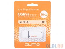 Флешка USB 16Gb QUMO Optiva 02 USB2.0 белый QM16GUD-OP2-White
