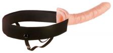 Страпон полый PipeDream Hollow Strap On 24 см, телесный