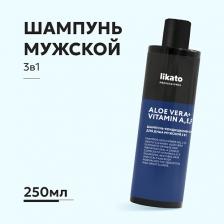 Шампунь для волос LIKATO Шампунь-кондиционер-гель для душа мужской 3 в 1 250