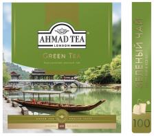 Чай зеленый Ahmad Tea 100*2г - Vprok.ru Перекрёсток