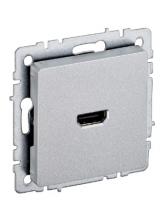 IEK BRITE Розетка HDMI РHDMI-0-БрА алюминий BR-H10-K47 1 шт