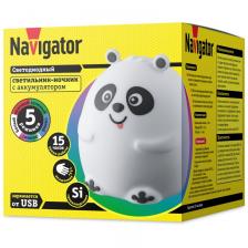 Ночник Navigator 14 326 NNL-SW08-WH акк. Li-ion 1,2Ач USB 5В, цена за 1 шт.