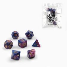 Кубики - дайсы для ДнД, набор 7 шт.