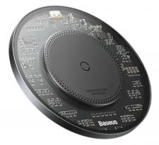 Беспроводное зарядное устройство Baseus Simple 2 Wireless Charger 15W, черный (CCJJ050001)
