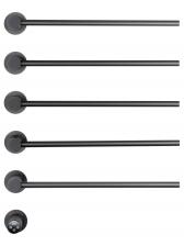 Полотенцесушитель электрический Wonzon & Woghand Munchen WW-A355-GM С ВНУТРЕННЕЙ ЧАСТЬЮ, темный графит