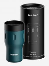 Термокружка вакуумная BOBBER Tumbler 350 мл, крышка 360, тепло до 6 часов, темно-бирюзовый, Синий