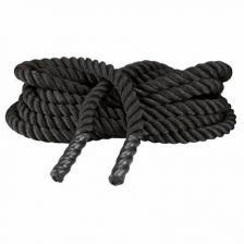 Тренировочный канат PERFORM BETTER Training Ropes 15m 12 кг, диаметр 3,81 см, черный