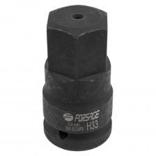 Ударная головка-бита размером 33 мм с 6-гранным креплением от бренда Forcekraft предназначена для монтажа и демонтажа крепежных элементов с использованием гайковерта или ключа. Этот инструмент обеспечивает надежное и эффективное решение для работы с различными крепежными изделиями.Характеристики:Размер головки: 33 ммТип крепления: 6-граннаяПосадочный квадрат: 3/4"Материал: Хромомолибденовая сталь (CrMo)Преимущества:Долговечность: Изготовлена из прочной хромомолибденовой стали, что обеспечивает высокую удароустойчивость и долговечность инструмента.Широкая область применения: Идеально подходит для монтажа и демонтажа болтов, гаек, шурупов и других крепежных элементов в различных отраслях, включая промышленность, строительство и ремонт.Удобство использования: Легко устанавливается на вороток, трещотку или гайковерт, что делает процесс откручивания и закручивания более эффективным.Эта ударная головка-бита станет надежным помощником в вашем инструментальном арсенале, обеспечивая эффективность и долговечность при работе с крепежными элементами.