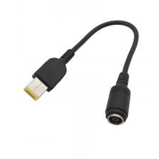 1 шт., разъем питания постоянного тока 7,9x5,5 мм «мама-квадратный штекер», разъем для зарядного кабеля для ноутбука Lenovo