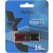 Флешка USB Netac 16Gb U182 NT03U182N-016G-30RE USB3.0 красный/черный (NT03U182N-016G-30RE)