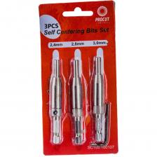 Набор самоцентрирующихся сверл (3 шт; 2.4/2.8/3.0 мм) PROCUT SC105.100107